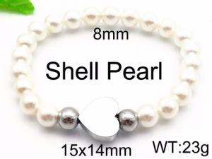 Shell Pearl Bracelets - KB85266-Z