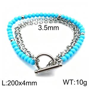 Stainless Steel Bracelet(women) - KB86184-Z