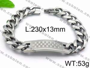 Stainless Steel Bracelet(Men) - KB86685-TSC