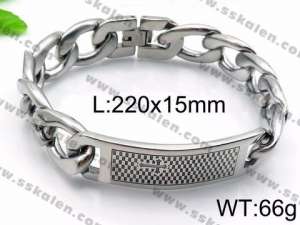 Stainless Steel Bracelet(Men) - KB86711-TSC