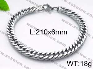 Stainless Steel Bracelet(Men) - KB91590-Z