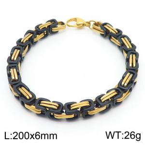 Stainless Steel Black-plating Bracelet - KB91936-Z