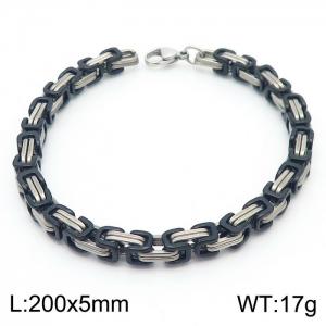 Stainless Steel Black-plating Bracelet - KB91942-Z