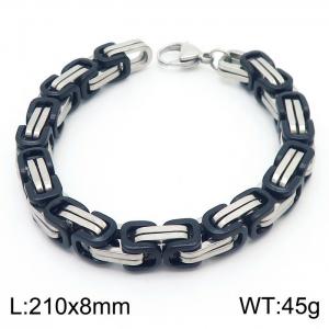 Stainless Steel Black-plating Bracelet - KB91948-Z