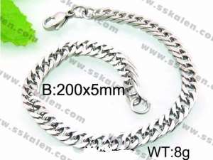 Stainless Steel Bracelet(Men) - KB92190-Z