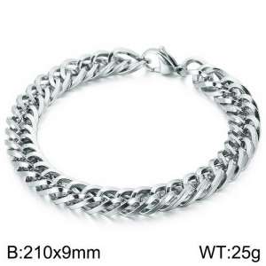 Stainless Steel Bracelet(Men) - KB92194-Z