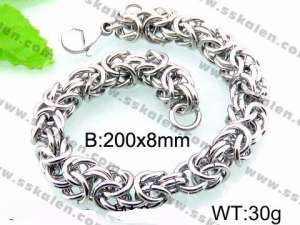Stainless Steel Bracelet(Men) - KB92198-Z