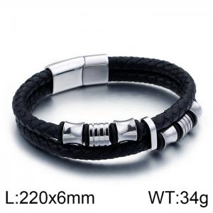 Leather Bracelet - KB92478-K