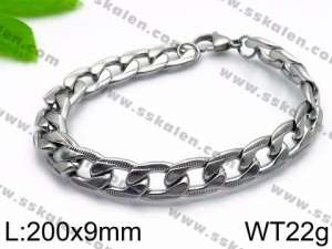 Stainless Steel Bracelet(Men) - KB92677-Z