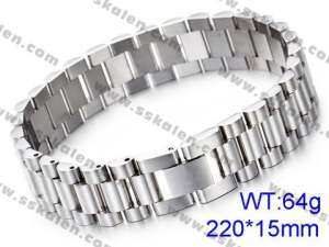 Stainless Steel Bracelet(Men) - KB92905-K