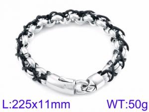 Stainless Steel Bracelet(Men) - KB93852-BD