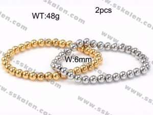 Stainless Steel Gold-plating Bracelet - KB93976-Z