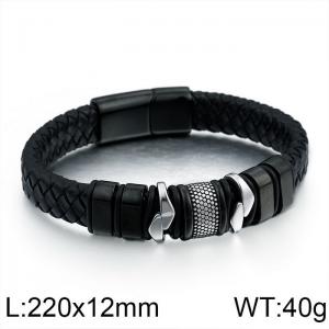 Leather Bracelet - KB93997-K