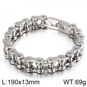 Stainless Steel Bicycle Bracelet - KB94345-K
