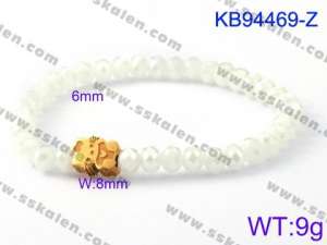 Stainless Steel Crystal Bracelet - KB94479-Z