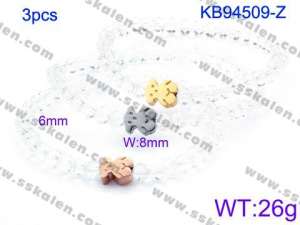 Stainless Steel Crystal Bracelet - KB94509-Z