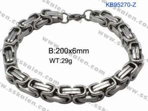 Stainless Steel Bracelet(Men) - KB95270-Z