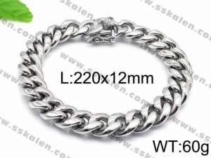 Stainless Steel Bracelet(Men) - KB95698-BD