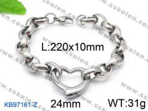 Stainless Steel Bracelet(Men) - KB97161-Z