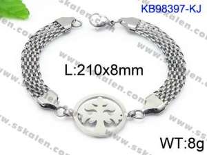 Stainless Steel Bracelet(Men) - KB98397-KJ