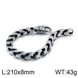 Stainless Steel Bracelet(Men) - KB99448-BD