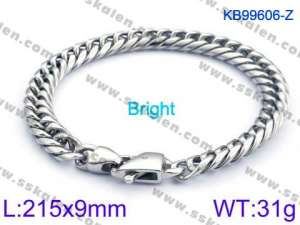 Stainless Steel Bracelet(Men) - KB99606-Z