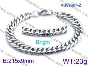 Stainless Steel Bracelet(Men) - KB99607-Z