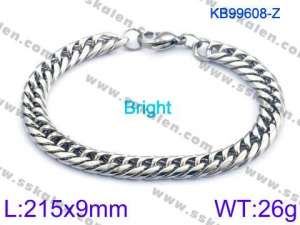 Stainless Steel Bracelet(Men) - KB99608-Z