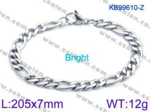 Stainless Steel Bracelet(Men) - KB99610-Z