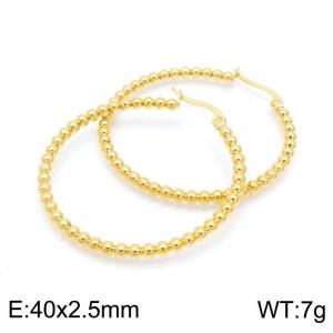 SS Gold-Plating Earring - KE100156-KFC