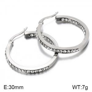 Stainless Steel Earring - KE100400-WGXY