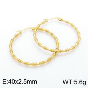 SS Gold-Plating Earring - KE100432-KFC