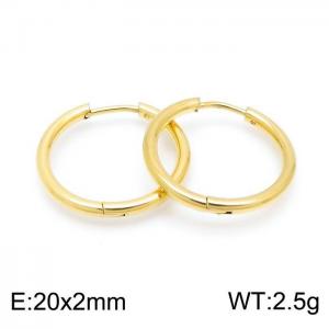 SS Gold-Plating Earring - KE100510-Z