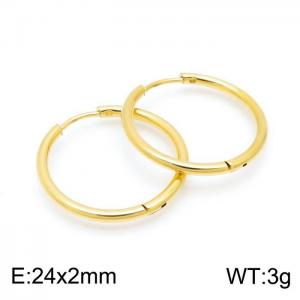 SS Gold-Plating Earring - KE100512-Z