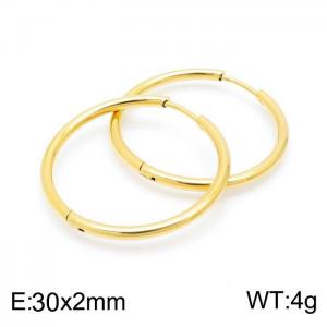 SS Gold-Plating Earring - KE100514-Z