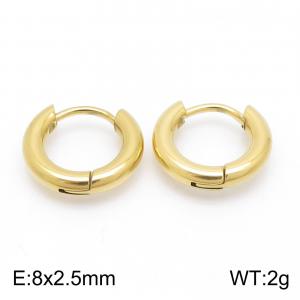SS Gold-Plating Earring - KE100860-Z