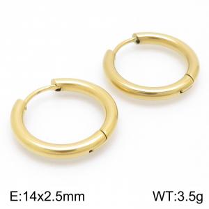 SS Gold-Plating Earring - KE100863-Z