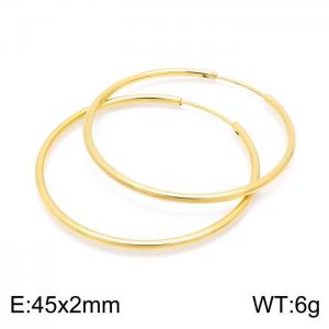 SS Gold-Plating Earring - KE100875-Z