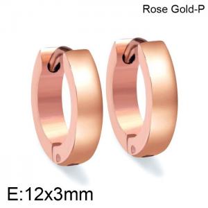 SS Rose Gold-Plating Earring - KE101621-WGSA
