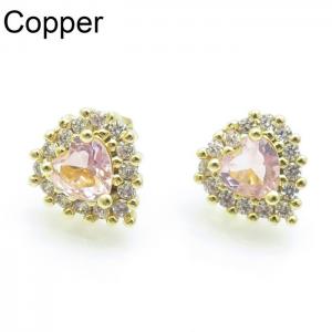 Copper Earring - KE102389-TJG