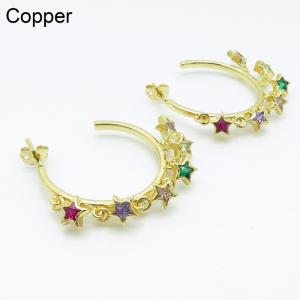 Copper Earring - KE102424-TJG