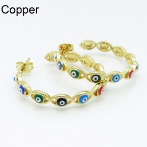 Copper Earring - KE102430-TJG