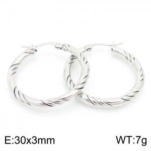 Stainless Steel Earring - KE102565-KFC