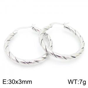 Stainless Steel Earring - KE102571-KFC