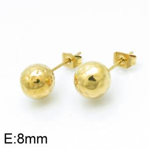 SS Gold-Plating Earring - KE102662-YX