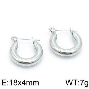 Stainless Steel Earring - KE103393-WM