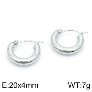 Stainless Steel Earring - KE103395-WM