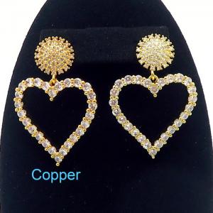 Copper Earring - KE104567-TJG
