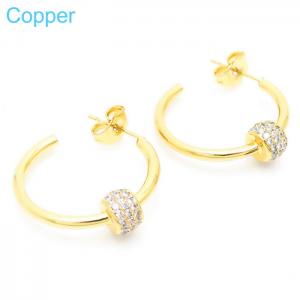Copper Earring - KE104578-TJG