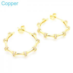 Copper Earring - KE104579-TJG